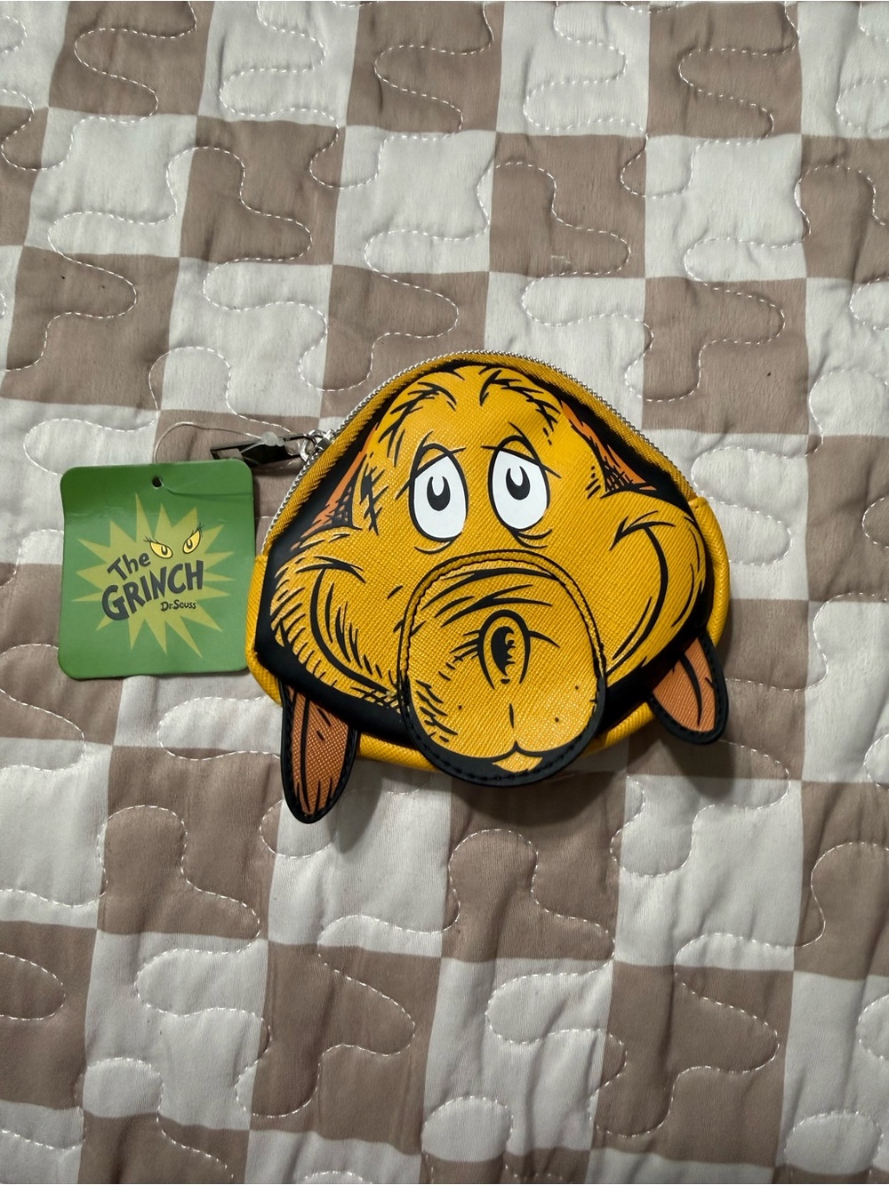 Grinch coin pouch